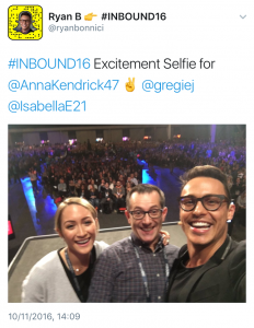 #INBOUND16, selfie