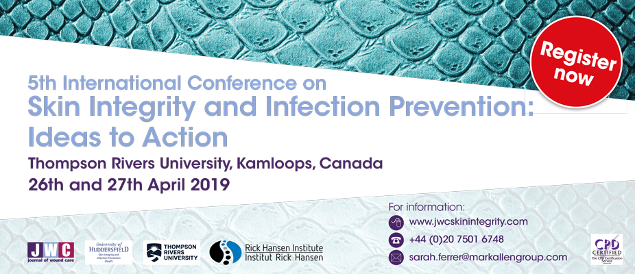 5th Skin Integrity & Infection Prevention conference, Kamloops, Thompson Rivers University, wound care, Canada