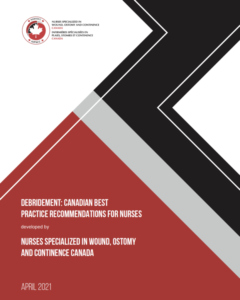 NSWOCC debridement recommendations canadian best practice recommendations for nurses cover.