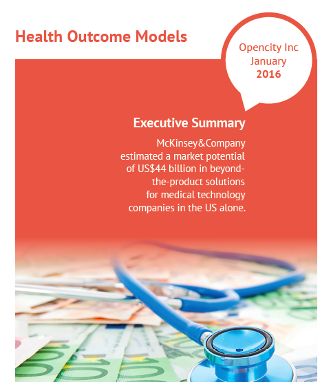 Opencity Inc., Health Outcome Models, Beyond-the-product, Medtech