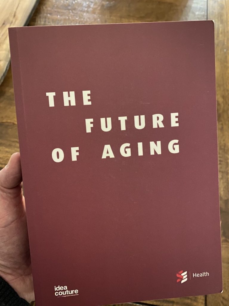 Picture of The Future of Aging book by SE Health & Idea Couture, part of the OpencityInc 9 books that made a positive difference in 2020