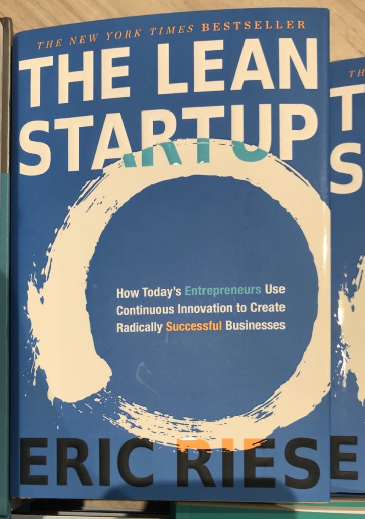 Picture of the book by Eric Ries on The Lean Startup, part of the OpencityInc 9 books that made a positive difference in 2020