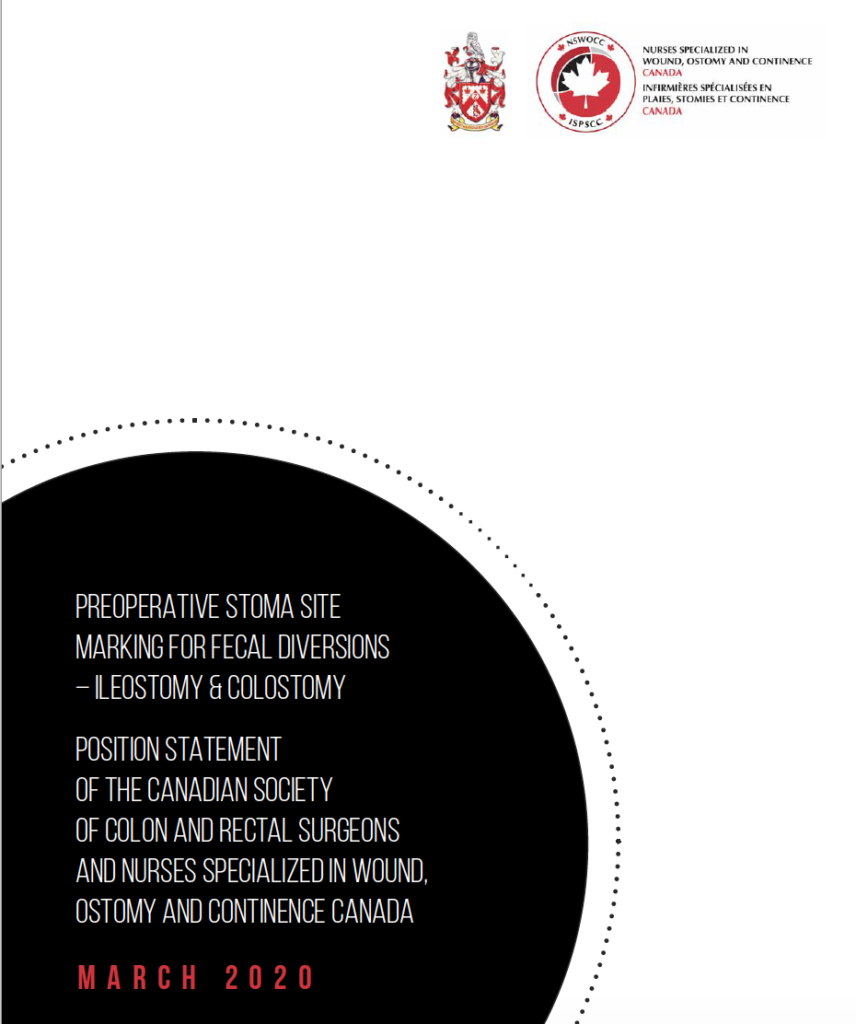 Preoperative stoma site marking position statement - Canada - case study