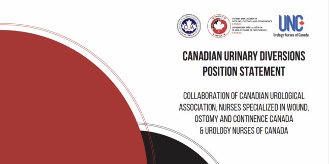 cover image of urinary diversions position statement in Canada